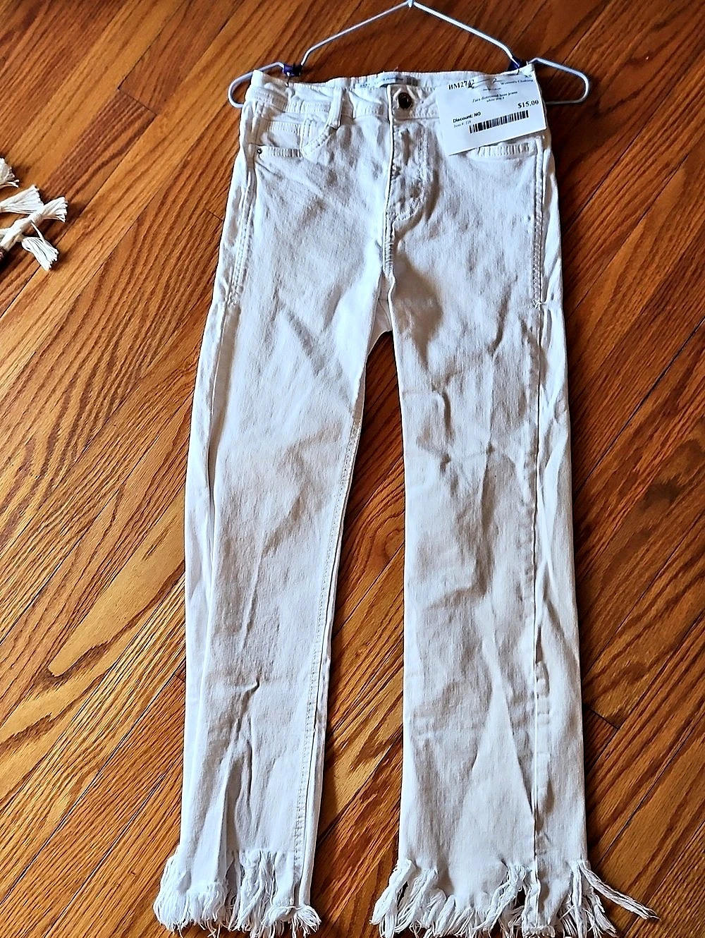 Zara Trafaluc denimwear Skinny Jeans in White Size 4
